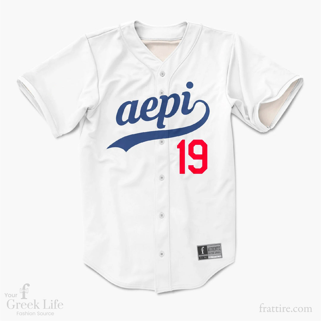 Alpha Epsilon Pi Custom Baseball Jersey | Style 04