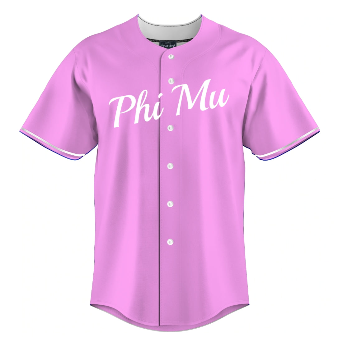 Phi MU Baseball Jersey Large