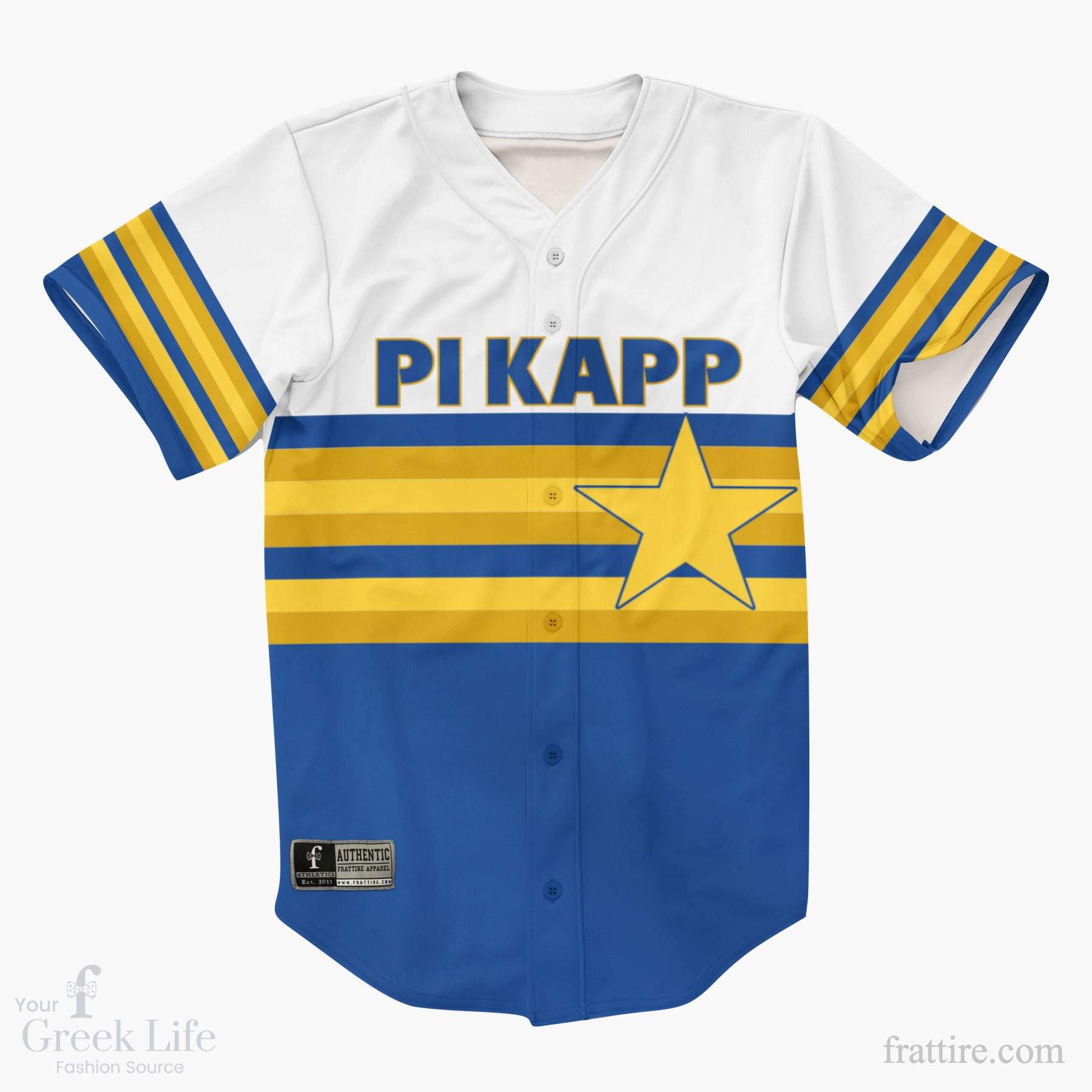 Custom Greek Baseball Jersey | Style 58 2XL