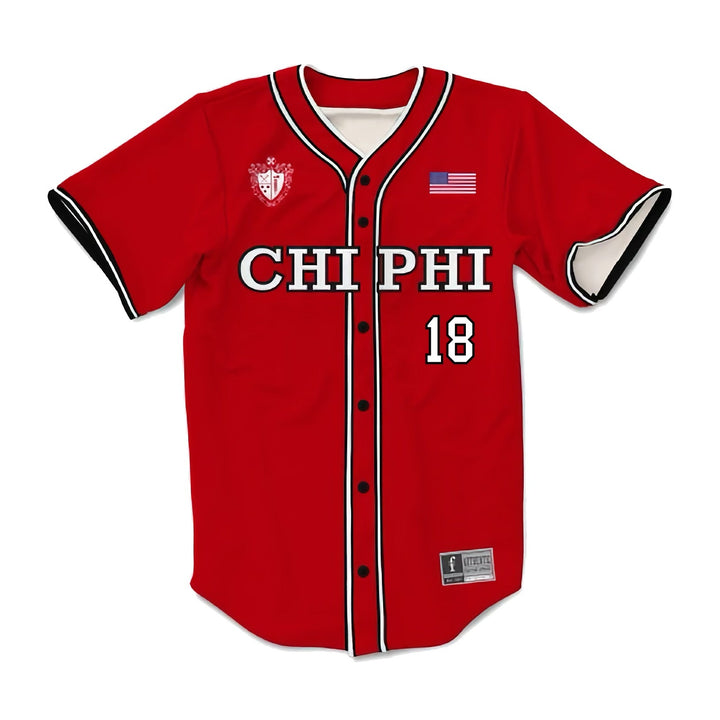 Chi Phi Custom Baseball Jersey