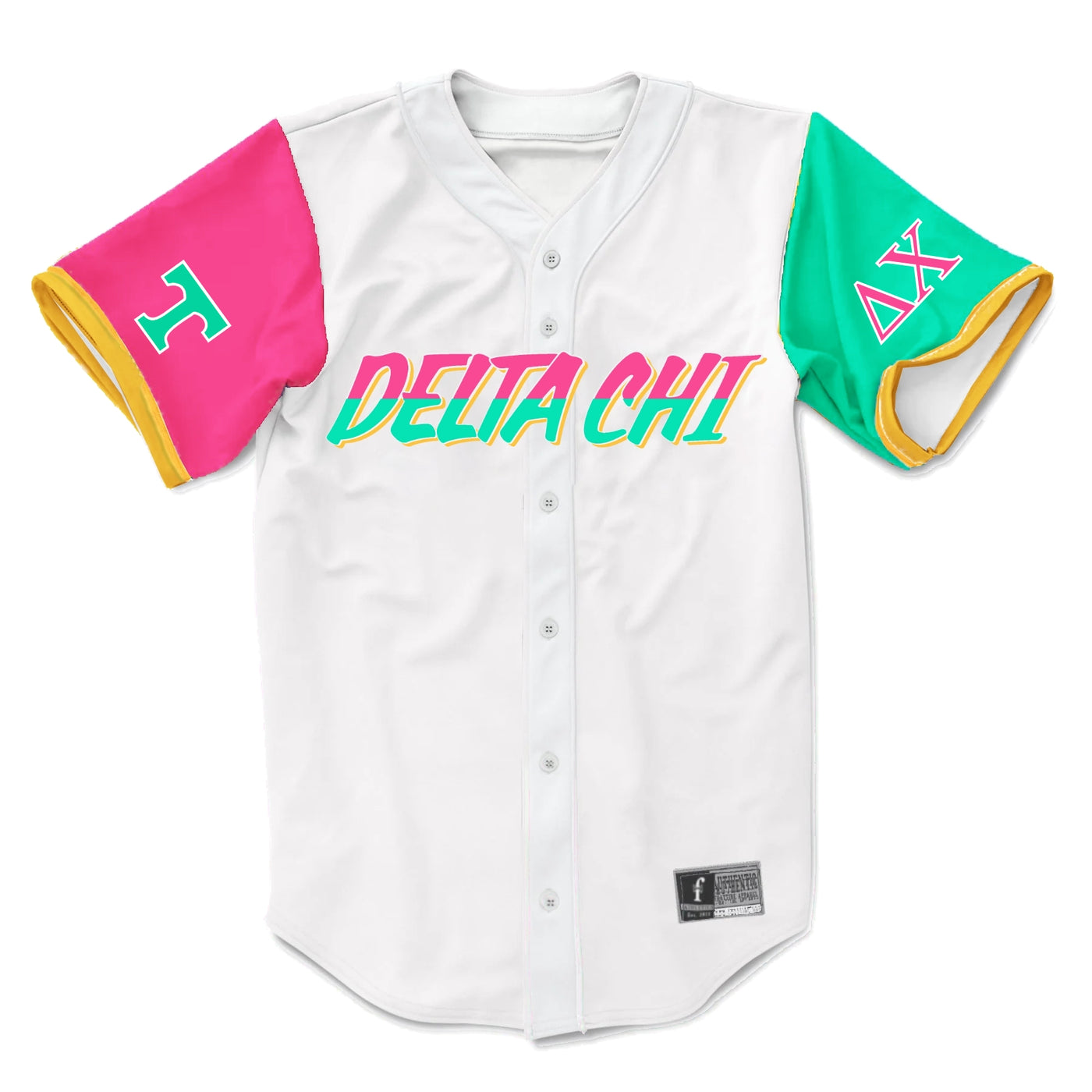 Delta Chi Pastel Baseball Jersey
