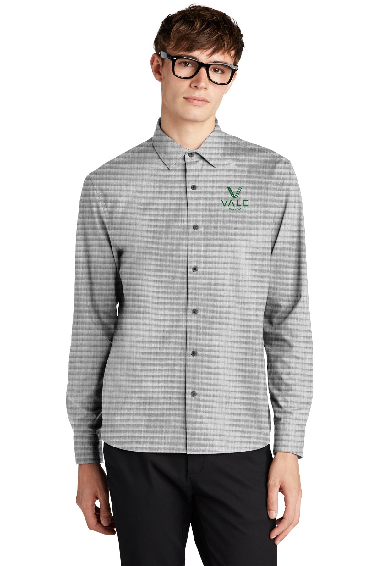 Mercer-Mettle Long Sleeve Stretch Woven Shirt
