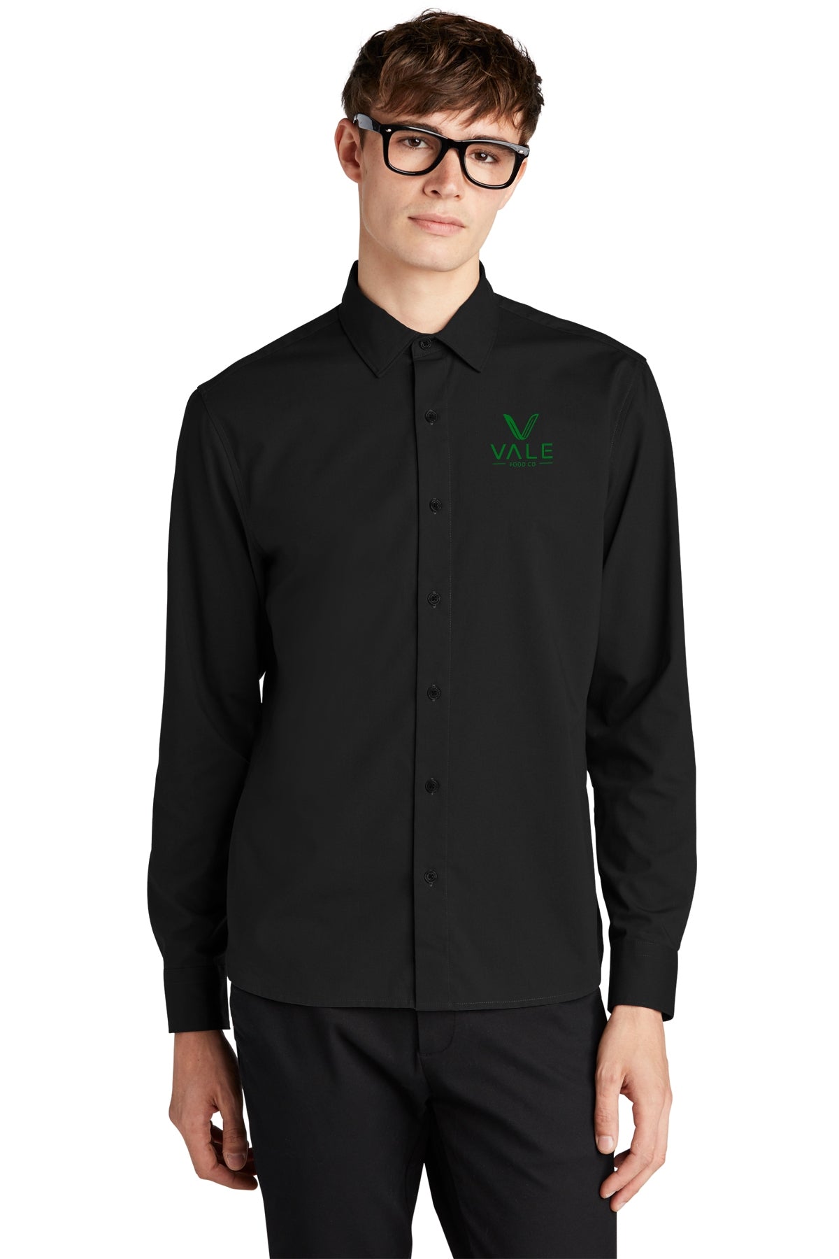 Mercer-Mettle Long Sleeve Stretch Woven Shirt