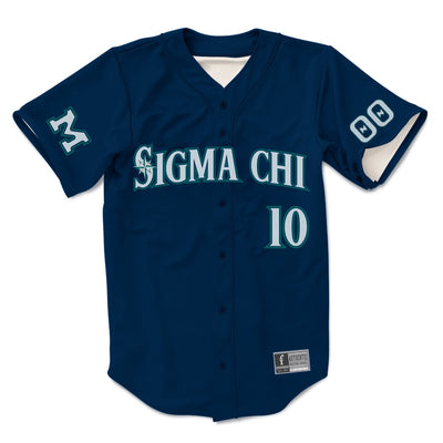 Sigma Chi Michigan Baseball Jerseys