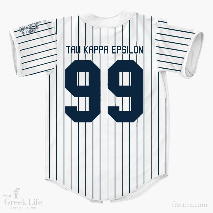 Tau Kappa Epsilon Pinstripe 2 Baseball Jersey