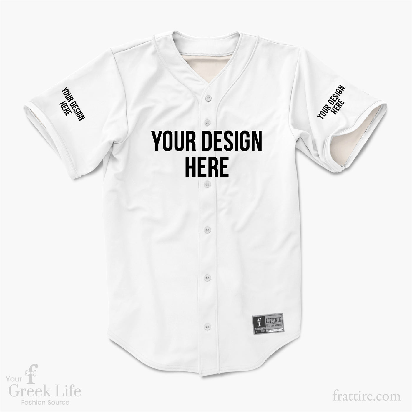 Custom Frattire Baseball Jersey