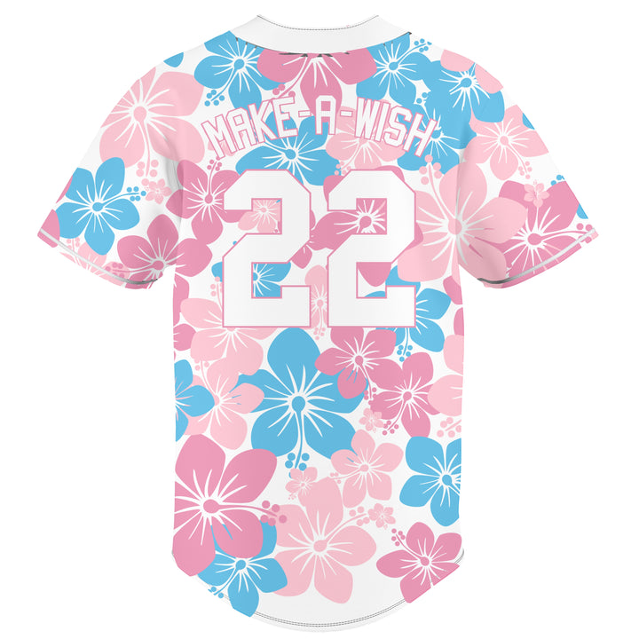 Chi Omega Make-A-Wish 2022 Baseball Jersey