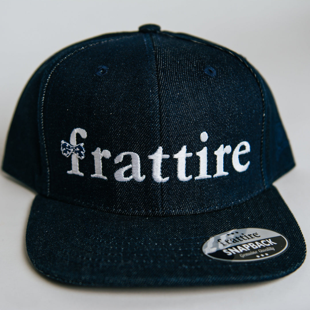 The Navy Denim Snapback