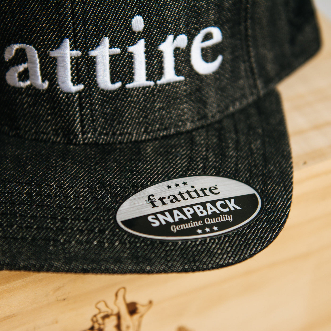 The Black Denim Snapback