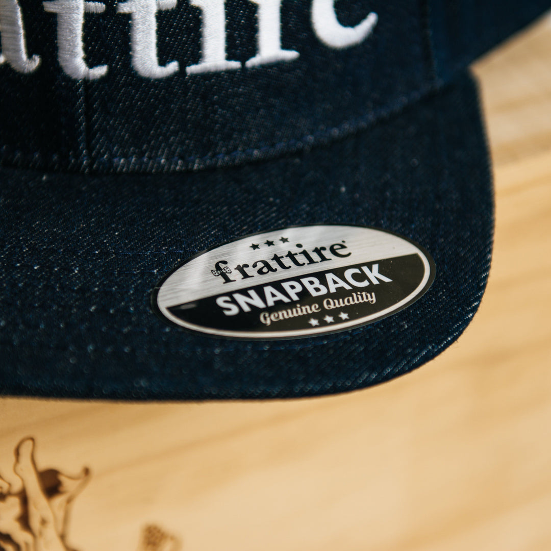 The Navy Denim Snapback