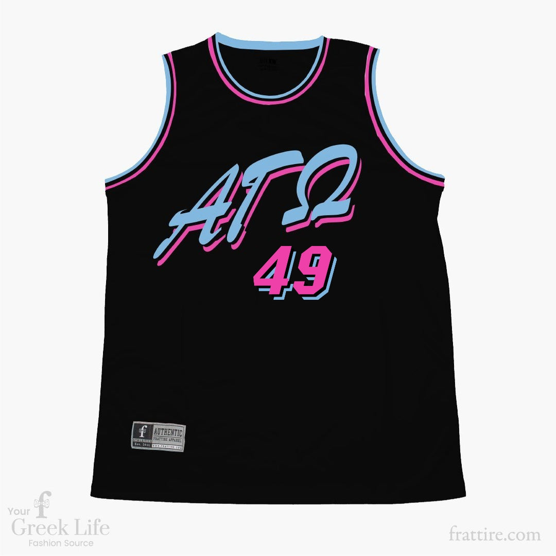 Alpha Gamma Omega Custom Basketball Jersey | Style 06