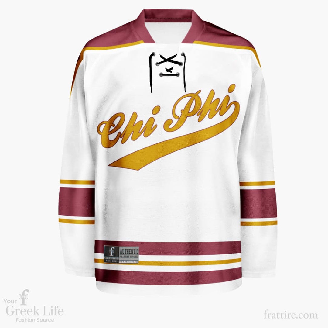Chi Phi Custom Hockey Jersey | Style 35