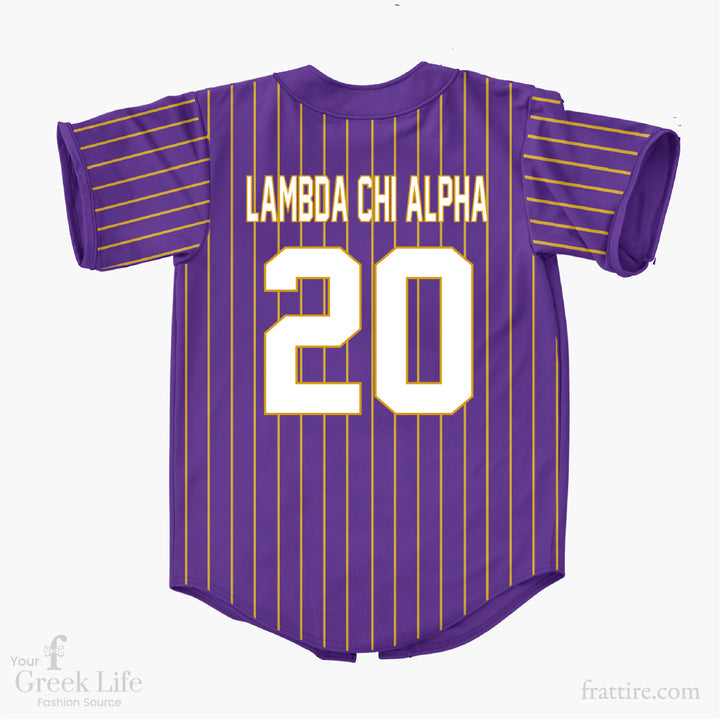 Lambda Chi Alpha Custom Baseball Jersey | Style 38