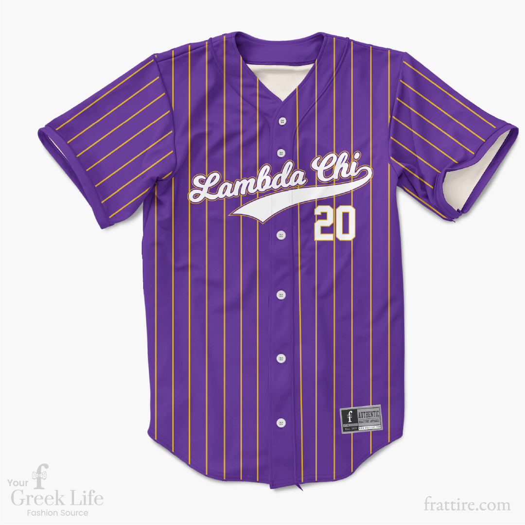 Lambda Chi Alpha Custom Baseball Jersey | Style 38