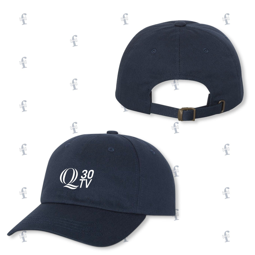 Q 30TV Embroidered Dad Hats