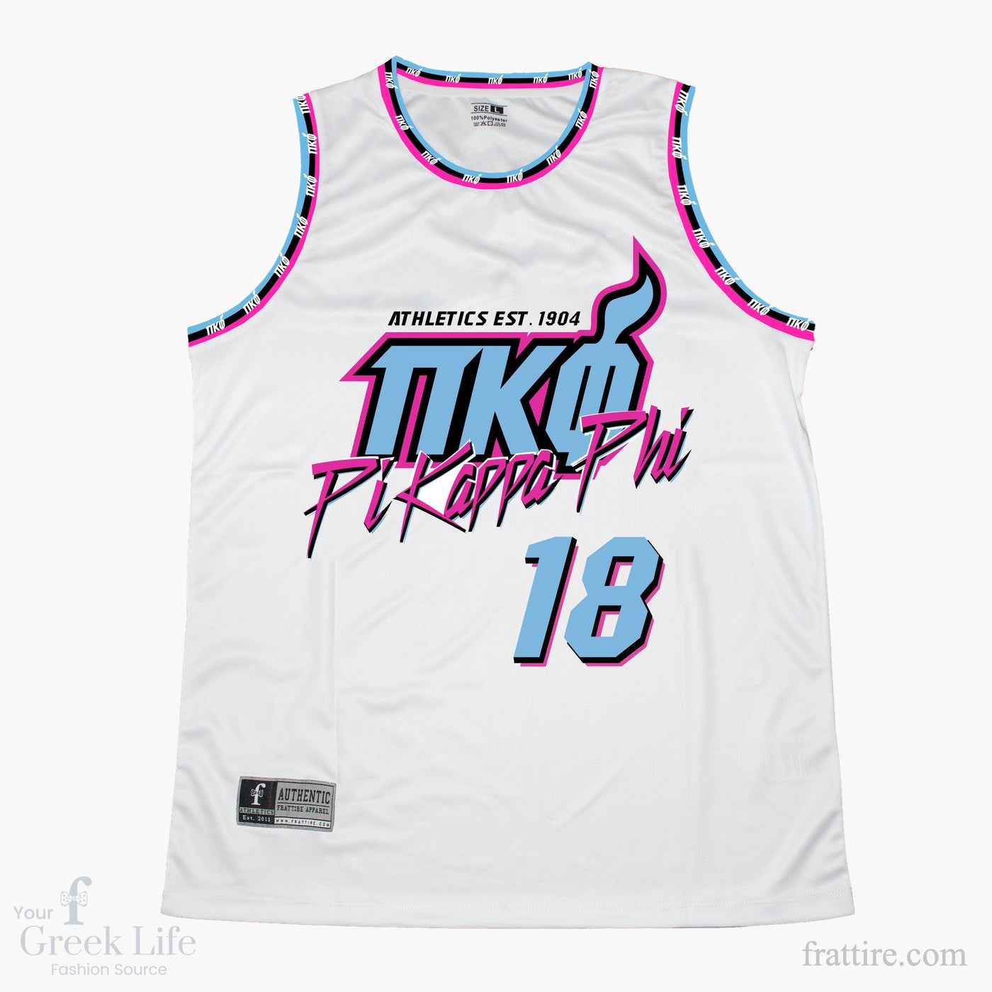 Pi Kappa Phi White Heat Jersey