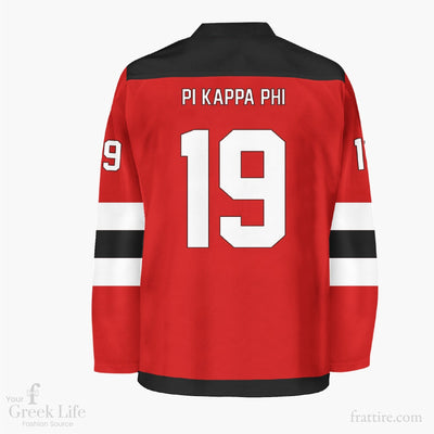 Pi Kappa Phi Red Hockey Jersey