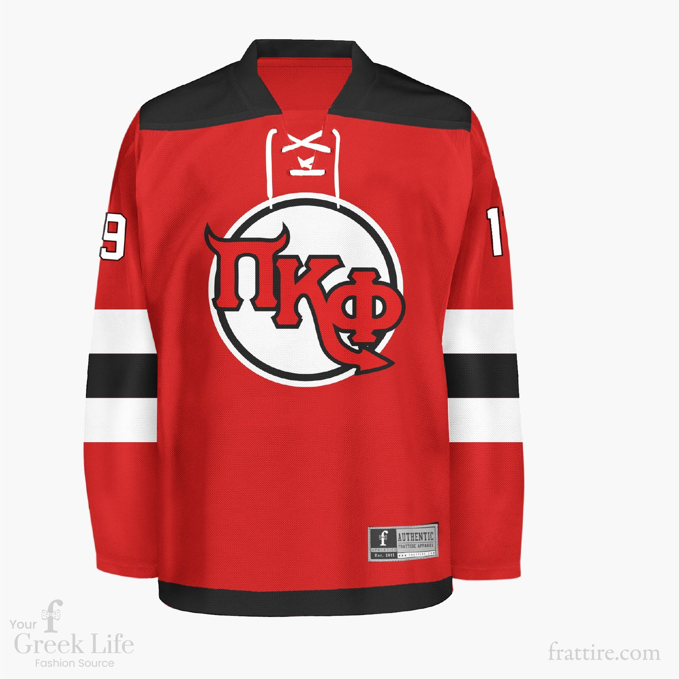 Pi Kappa Phi Red Hockey Jersey