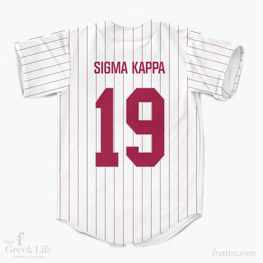 Sigma Kappa CUSTOM BASEBALL JERSEY | STYLE 97
