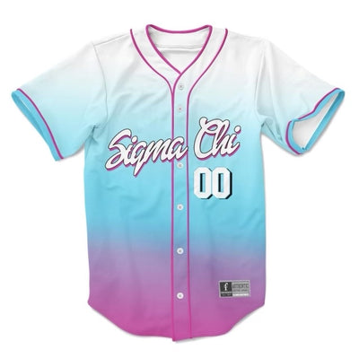 Sigma Chi Michigan Baseball Jerseys
