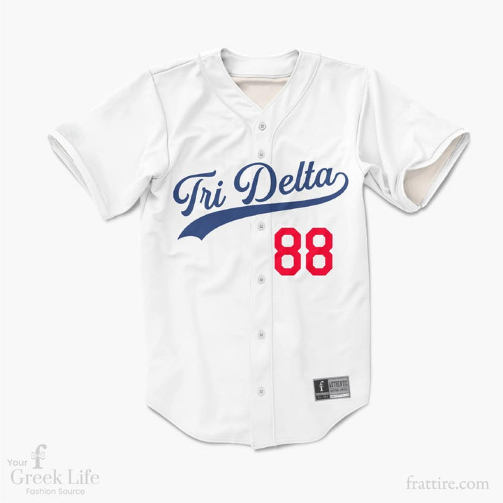 Delta Delta Delta Baseball Jersey | Style 22