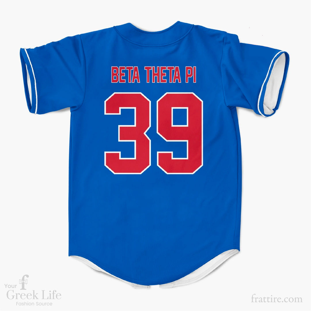 Beta Theta Pi Custom Baseball Jersey | Style 12