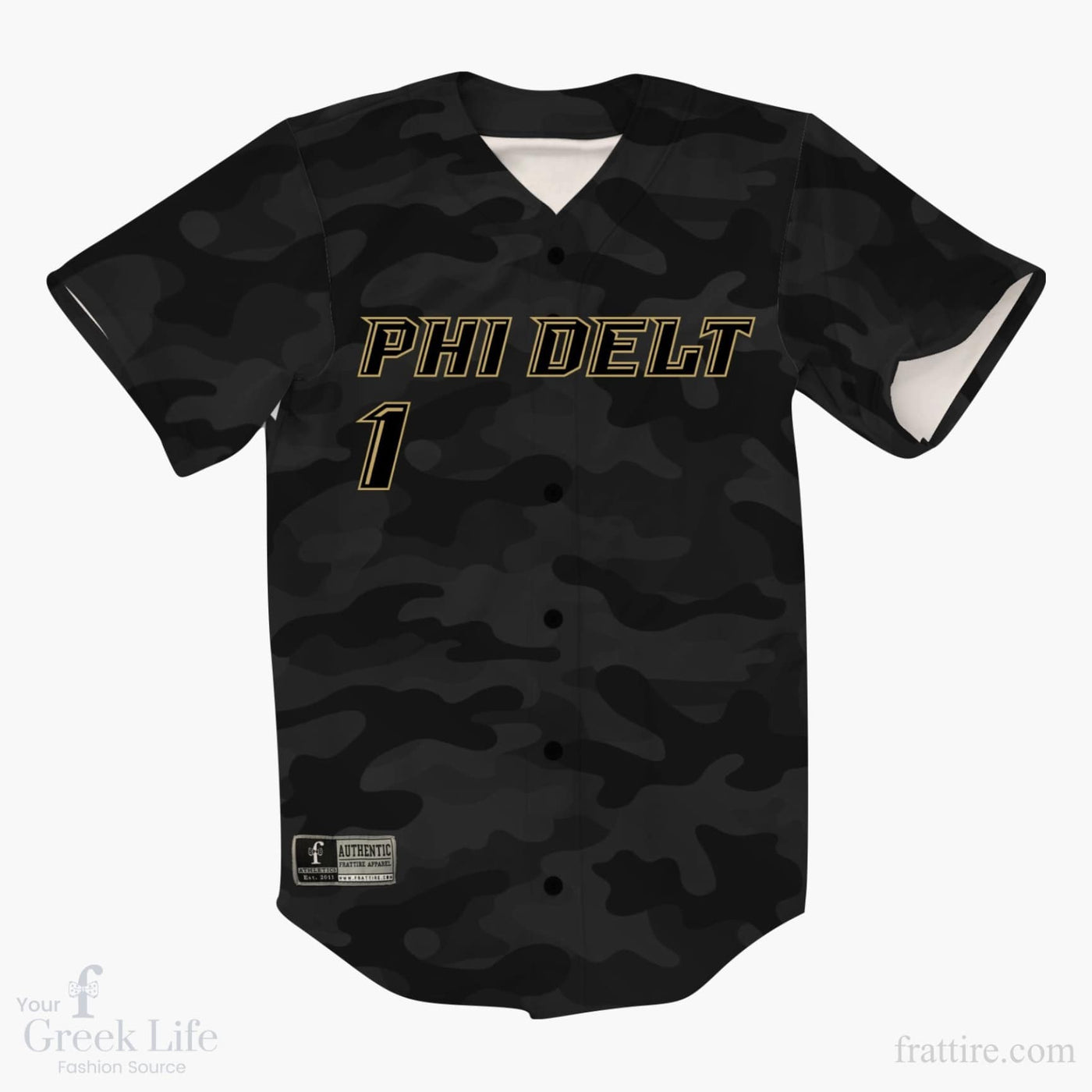 Custom Greek Baseball Jersey | Style 44
