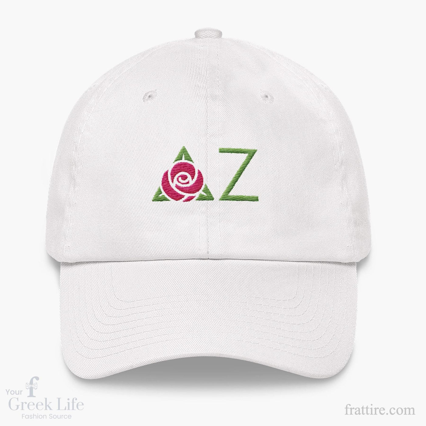 ΔΖ Letter Logo Dad hat