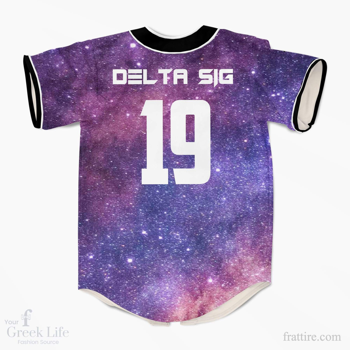 Delta Sigma Galaxy Baseball Jersey