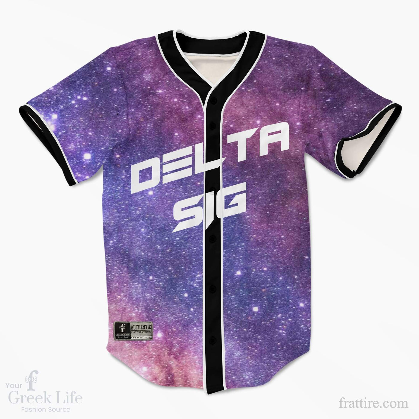 Delta Sigma Galaxy Baseball Jersey