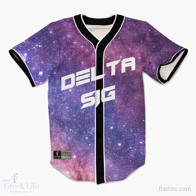 Delta Sigma Galaxy Baseball Jersey