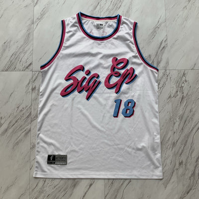Sigma Phi Epsilon neon basketball jersey