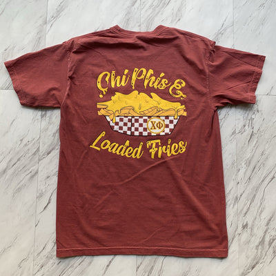 Chi Phi loaded fries tee