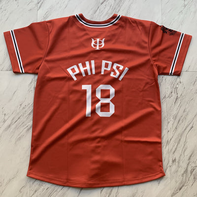Phi Kappa Psi crest baseball jersey