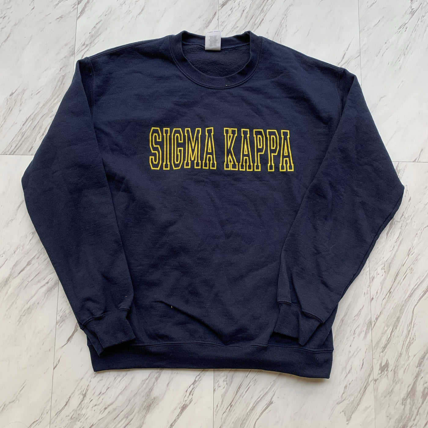 Sigma Kappa navy sweater