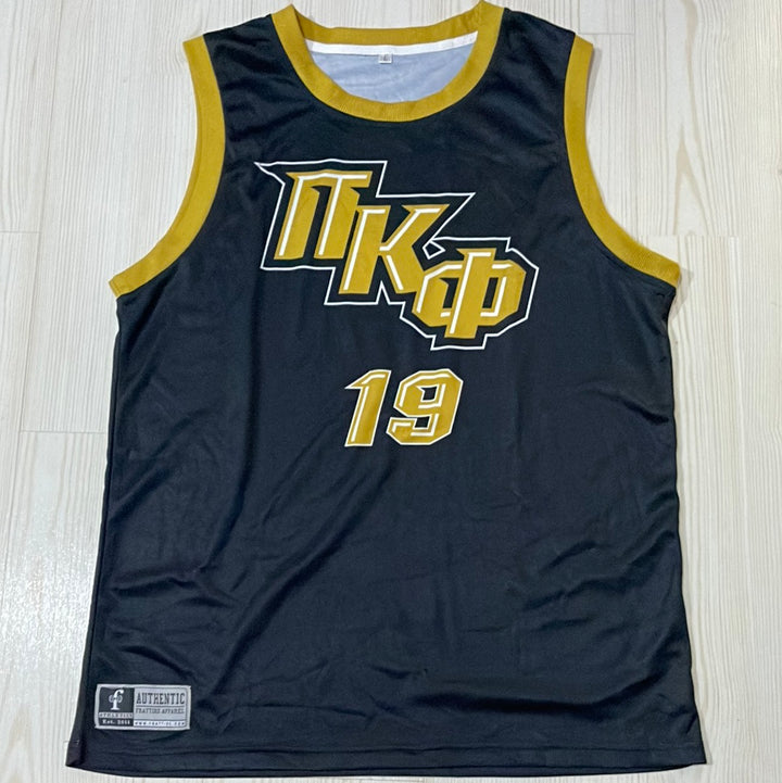 Pi Kappa Phi Gold Basketball Jersey - Sale