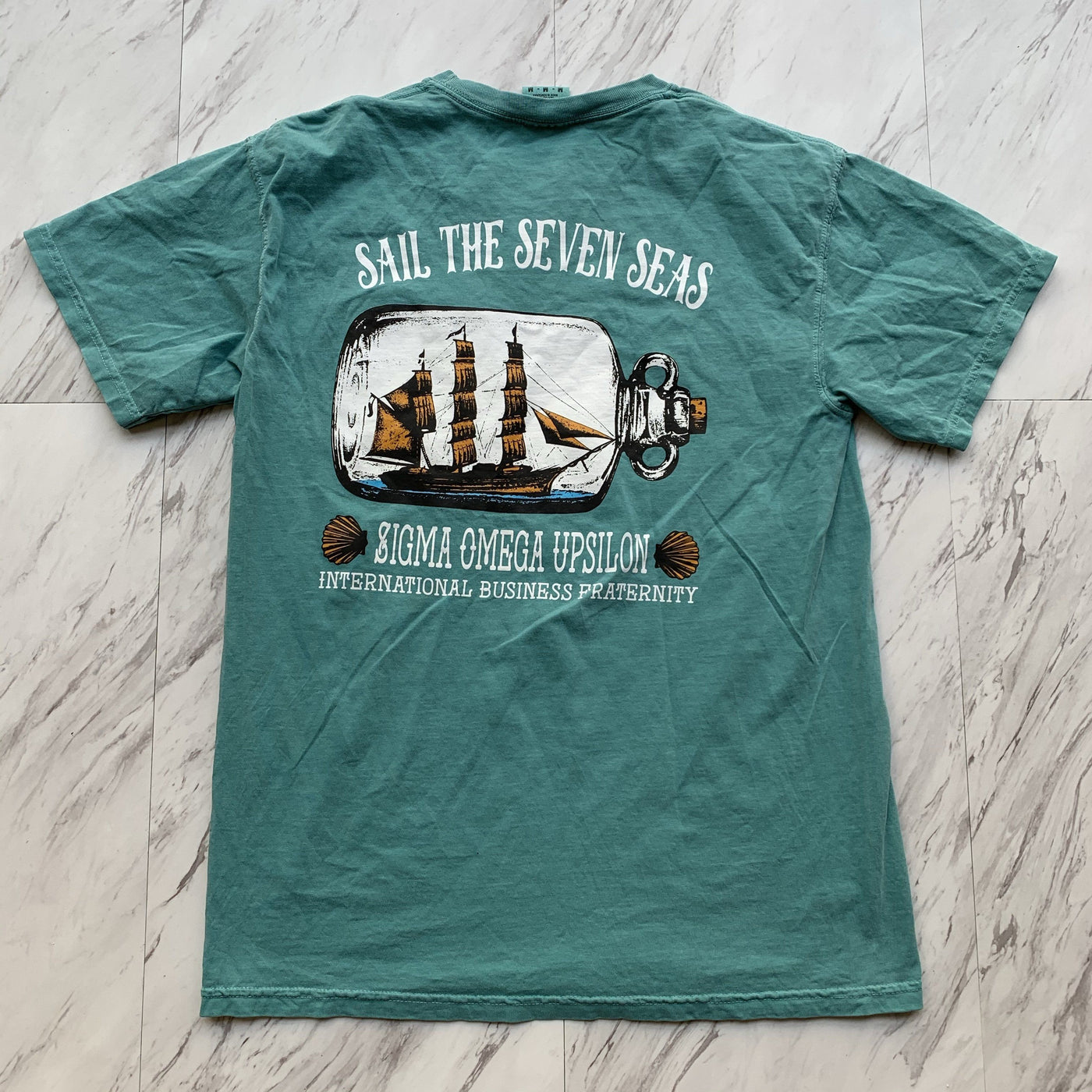 Sigma Omega Upsilon ship tee