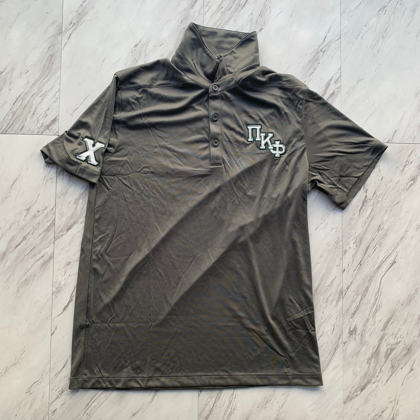 Pi Kappa Phi Grey Polo