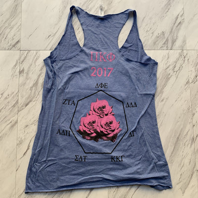 Pi Kappa Phi war of the roses ladies tank