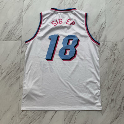 Sigma Phi Epsilon neon basketball jersey