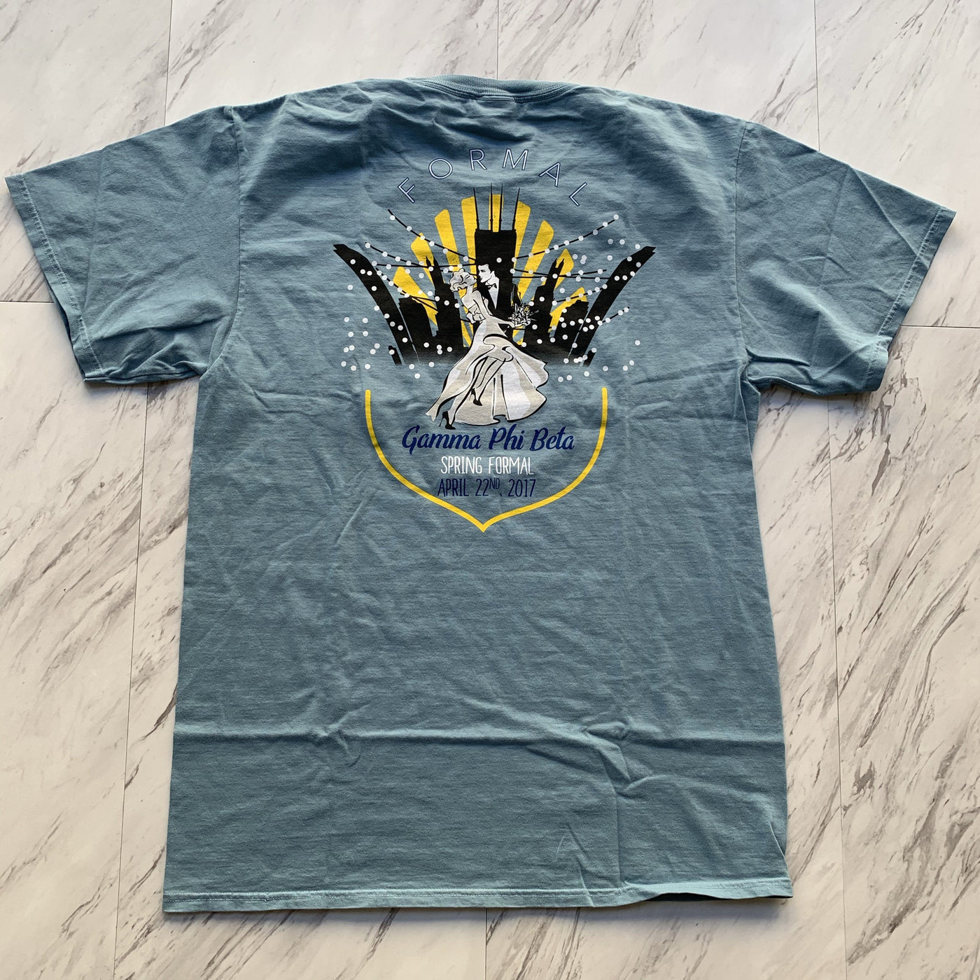 Gamma Phi Beta 2017 formal tee
