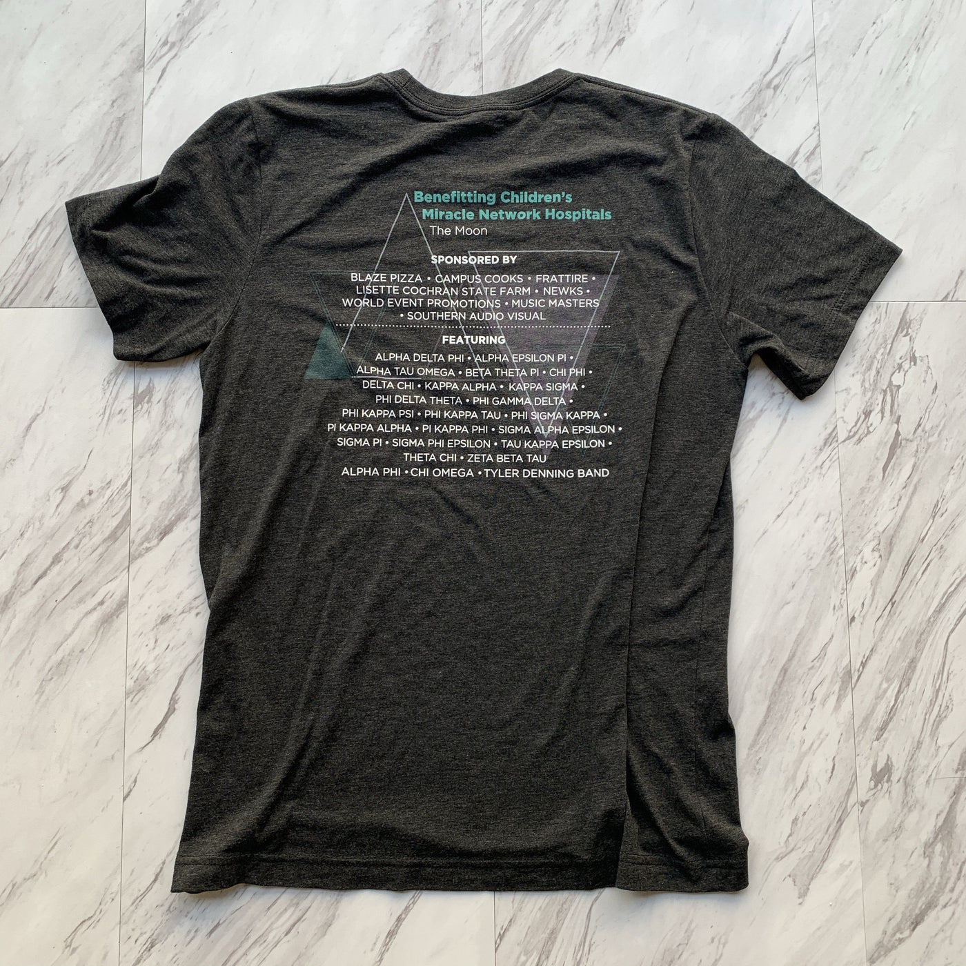 Phi Mu 2016 tour tee