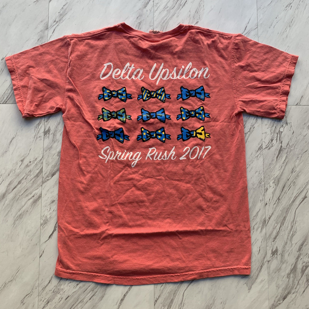 Delta Upsilon 2017 spring rush tee