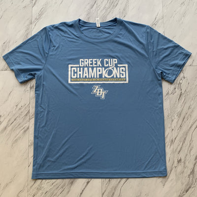 Zeta Beta Tau greek cup athletic tee