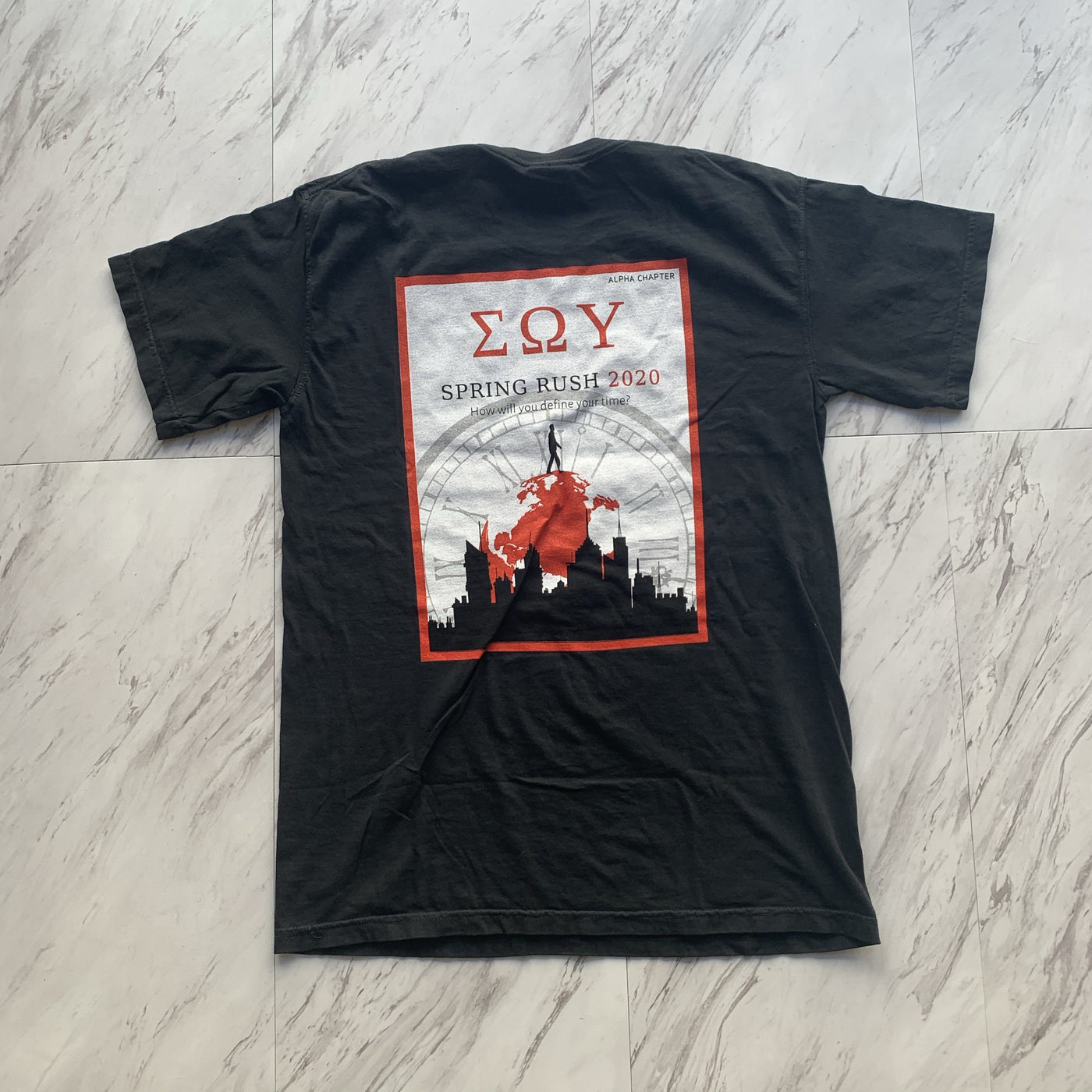 Sigma Omega Upsilon 2020 time rush tee