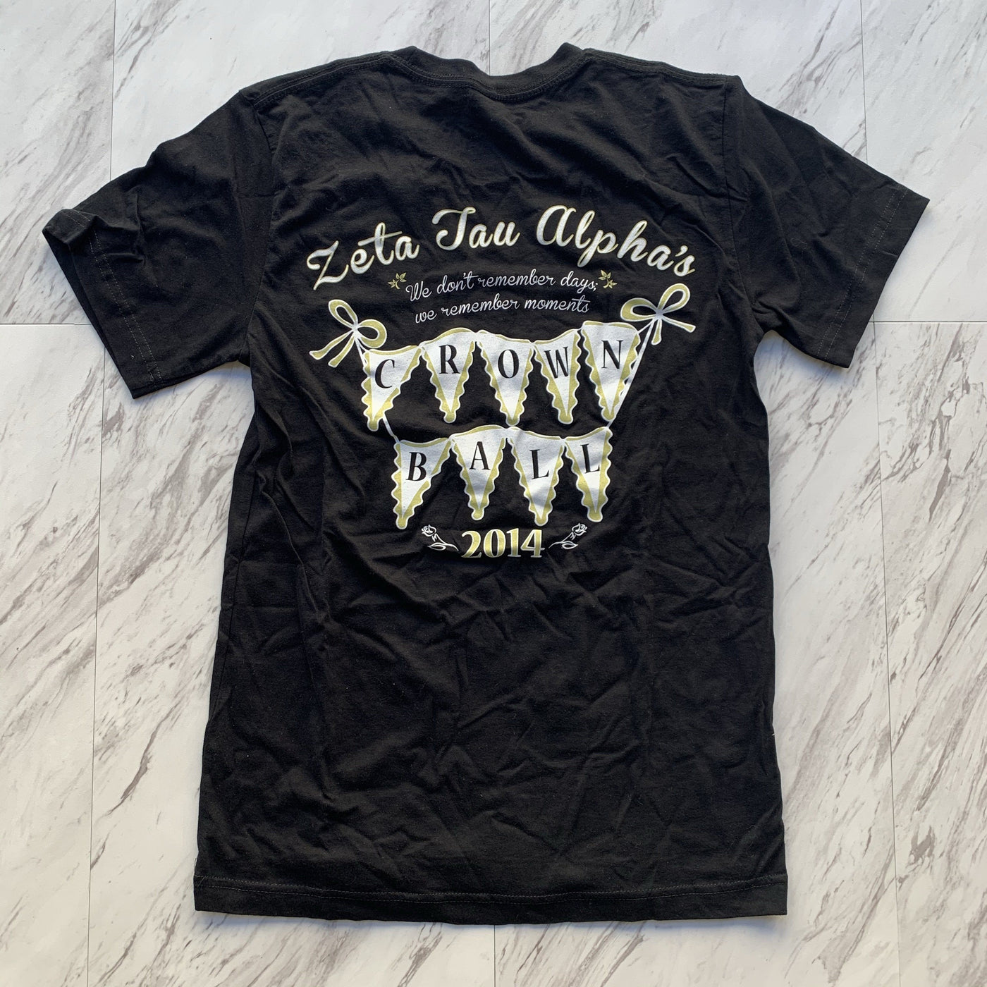 Zeta Tau Alpha 2014 crown ball formal tee