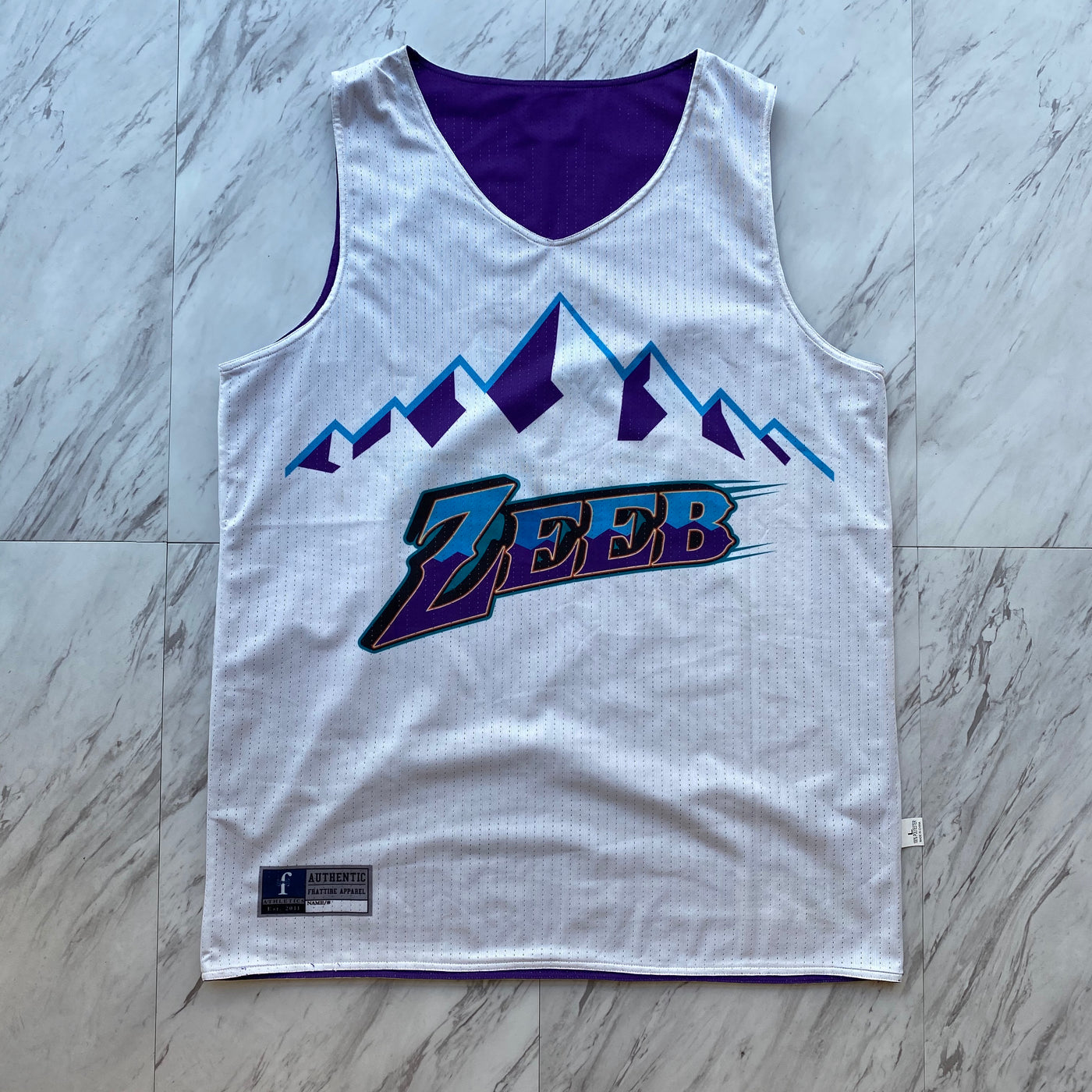 ZEEB Mountain Basketball Jersey - Sale