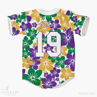 Lambda Chi Alpha Hawaiian Baseball Jerseys