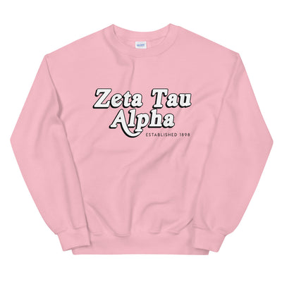Zeta Tau Alpha Retro Unisex Sweatshirt