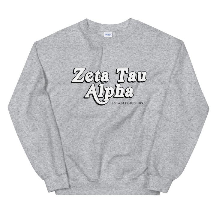 Zeta Tau Alpha Retro Unisex Sweatshirt
